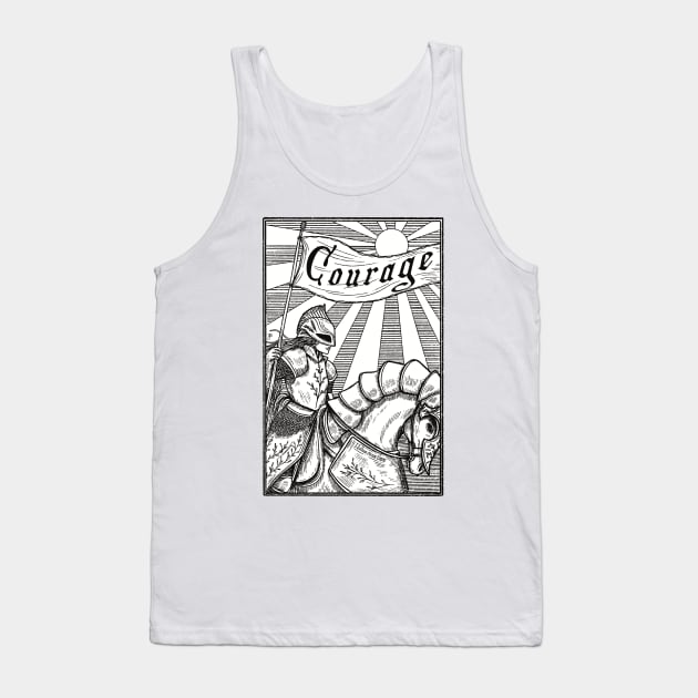 Courage Knight Tank Top by Thistle Moon